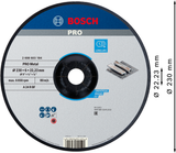 Bosch Grinding Disc Standard for Metal (230x6x22.23mm, A 24 P BF, For general metal grinding)