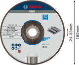Bosch Grinding Disc Expert for Metal (180x6x22.23mm, For high-performance metal grinding)