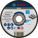 Bosch Cutting Disc Standard for Metal (Flat, 100x2.5x16mm, For general metal cutting applications)