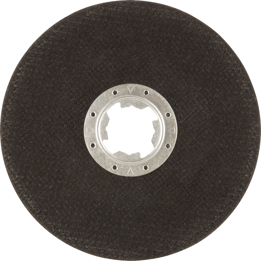 Bosch X-LOCK Expert for Metal & Inox Straight Cutting Disc 115x1x22.23mm (one high-performance disc for extremely fast cuts in both steel and stainless steel, with the X-LOCK system), compatible with X-LOCK angle grinders.