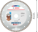 Bosch Diamond Cutting Disc ECO for Universal Turbo (180mm, For general construction materials, cost-effective)