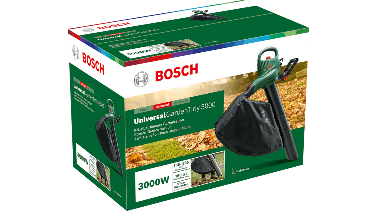 BOSCH Garden Vacuum UniversalGardenTidy 3000