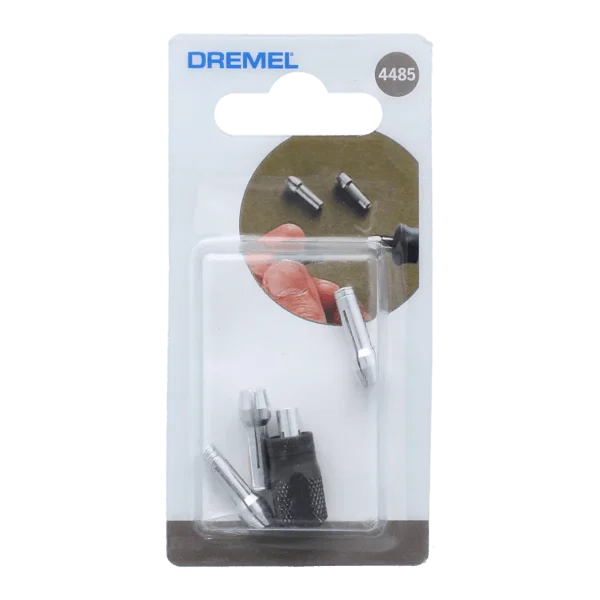DREMEL Quick Change Collet Nut Kit Black and Silver (350)