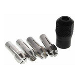 DREMEL Quick Change Collet Nut Kit Black and Silver (350)