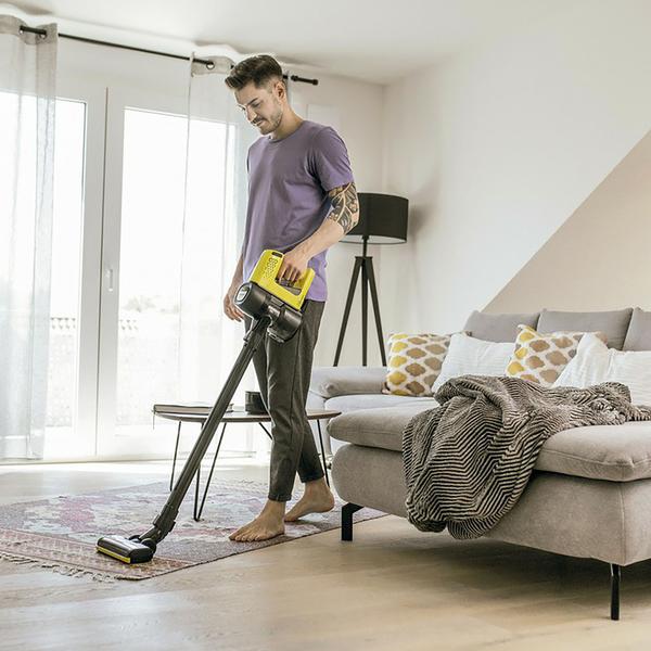 Karcher 1.198-621– VC 4 Cordless myHome Stick & Handheld Vacuum Cleaner, 21.6 V